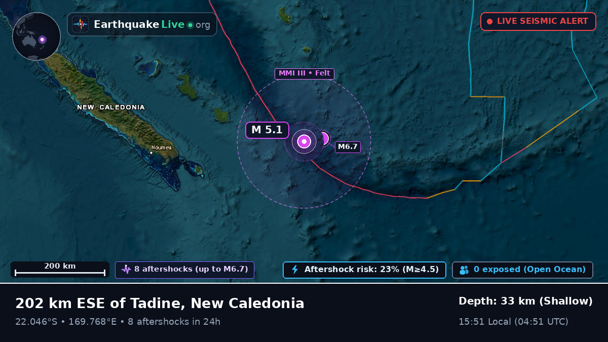 South Pacific Ocean (New Caledonia)