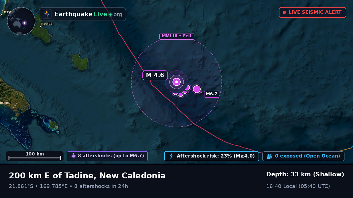 South Pacific Ocean (New Caledonia)