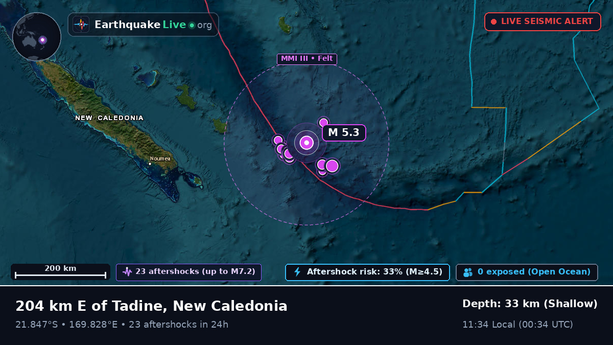 South Pacific Ocean (New Caledonia)