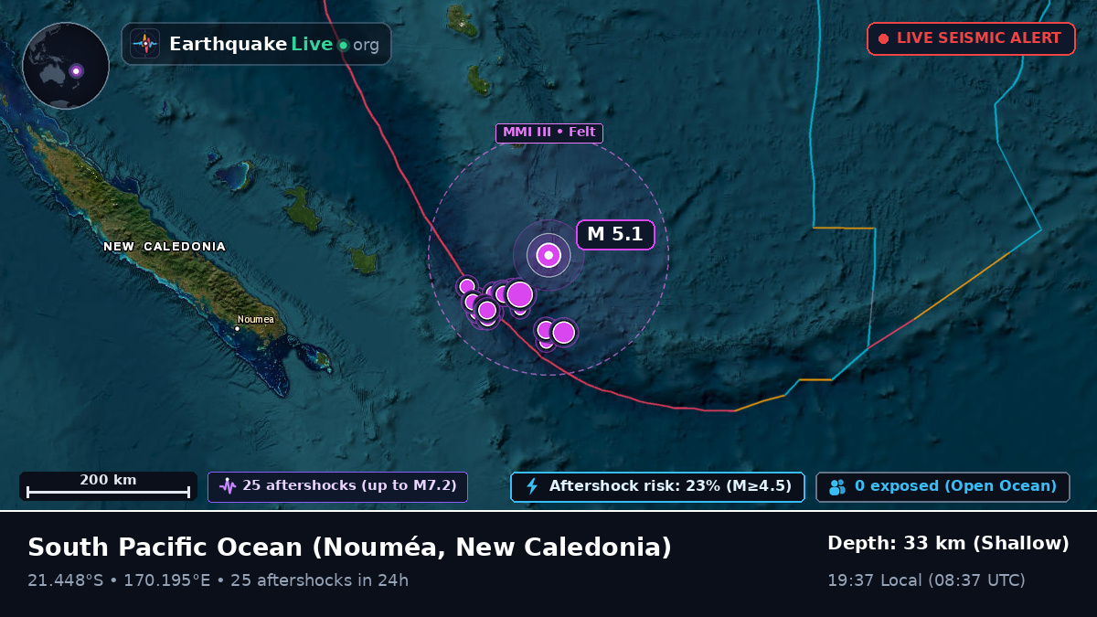 South Pacific Ocean (New Caledonia)