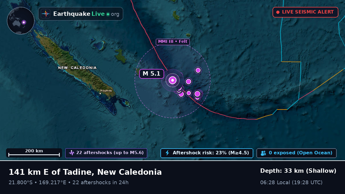 South Pacific Ocean (New Caledonia)