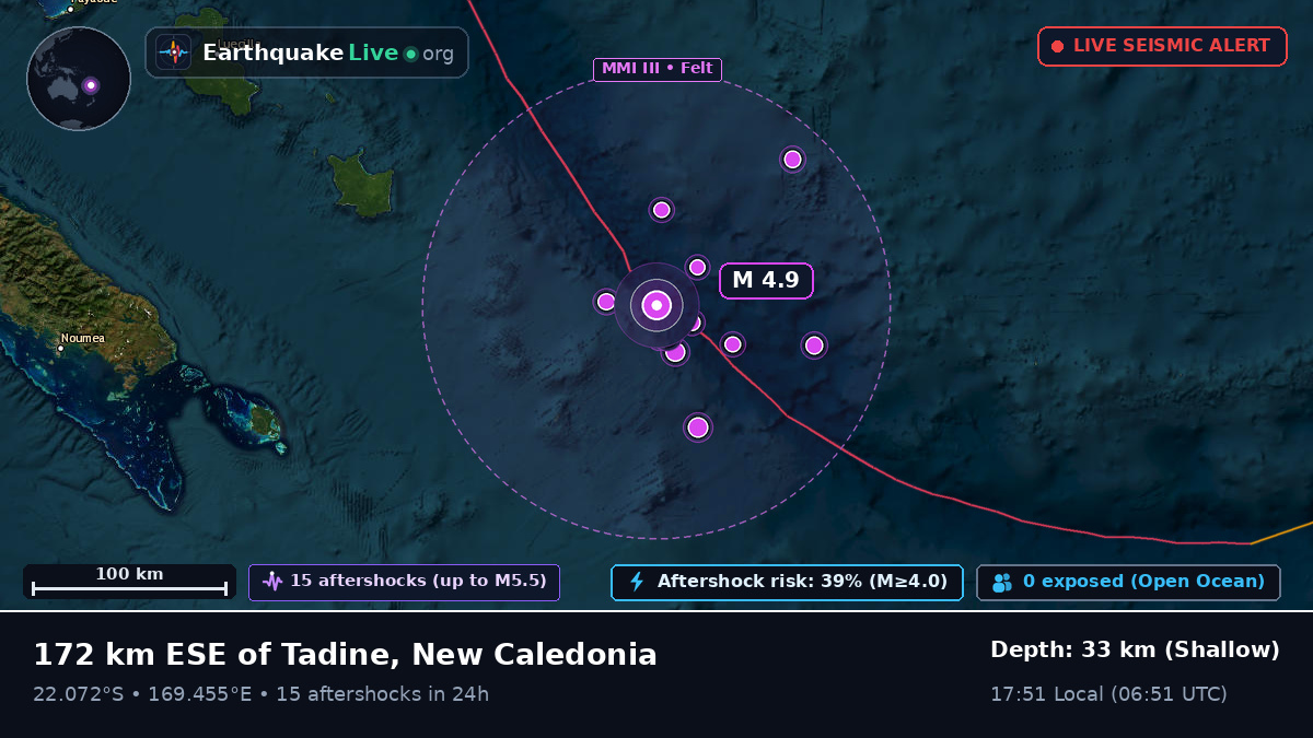 South Pacific Ocean (New Caledonia)