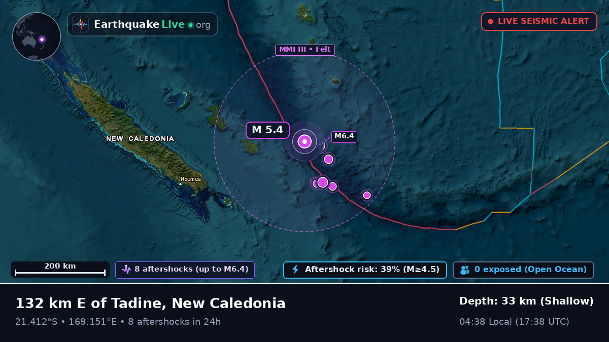 South Pacific Ocean (New Caledonia)
