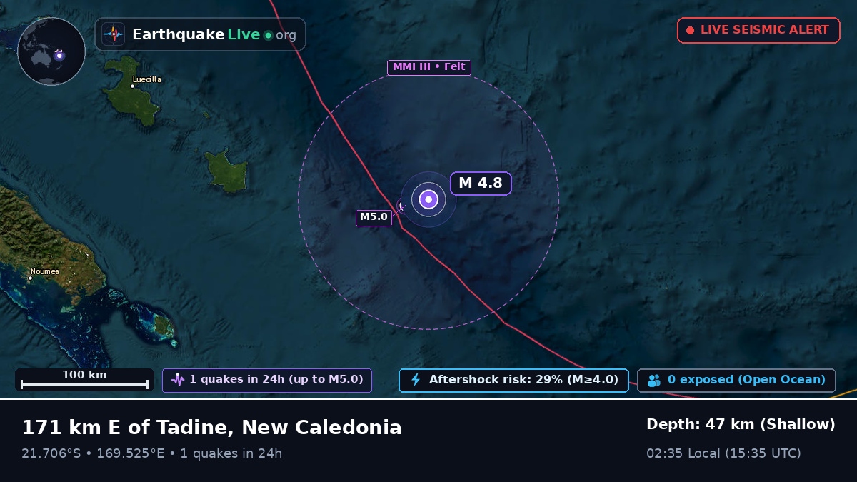 South Pacific Ocean (New Caledonia)