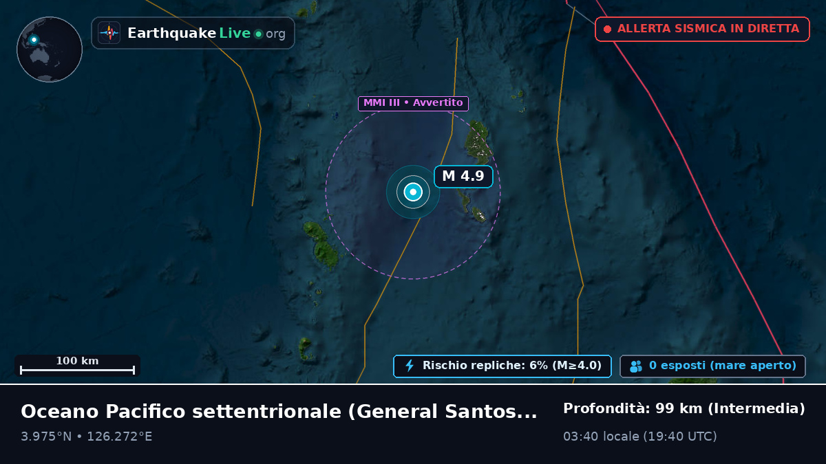 Oceano Pacifico settentrionale (Filippine)