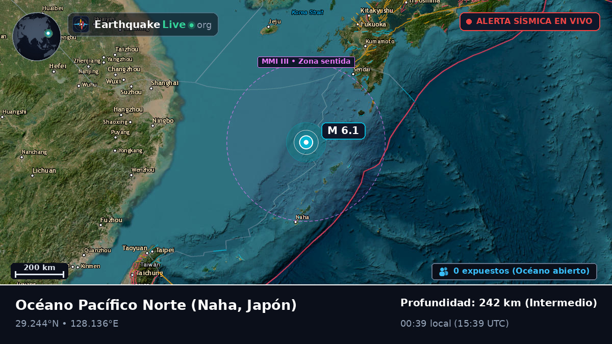 Océano Pacífico Norte (Japón)
