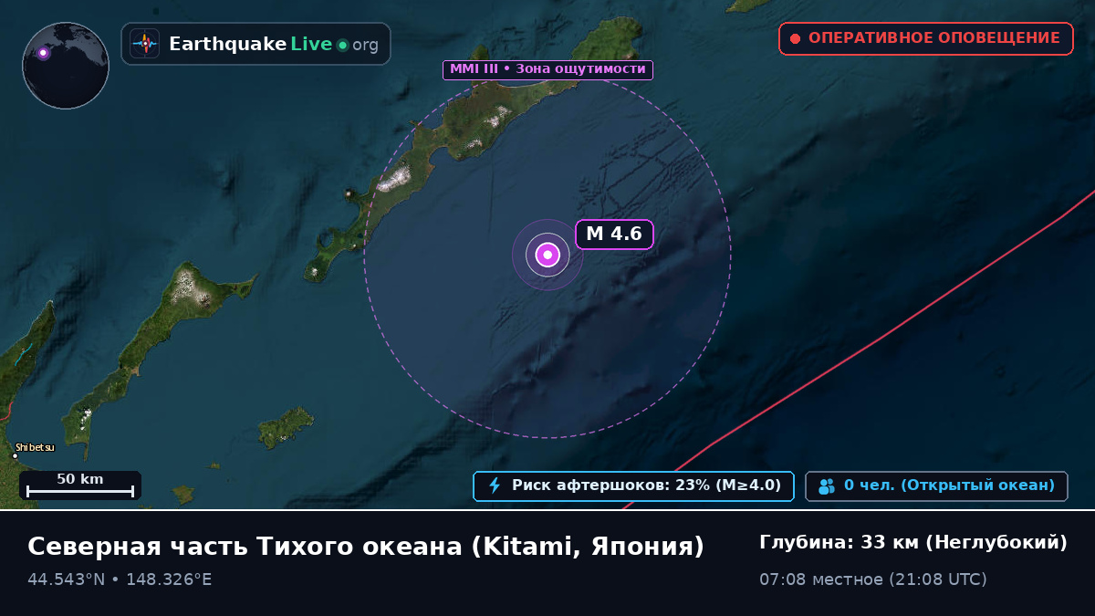 Северная часть Тихого океана (Япония)