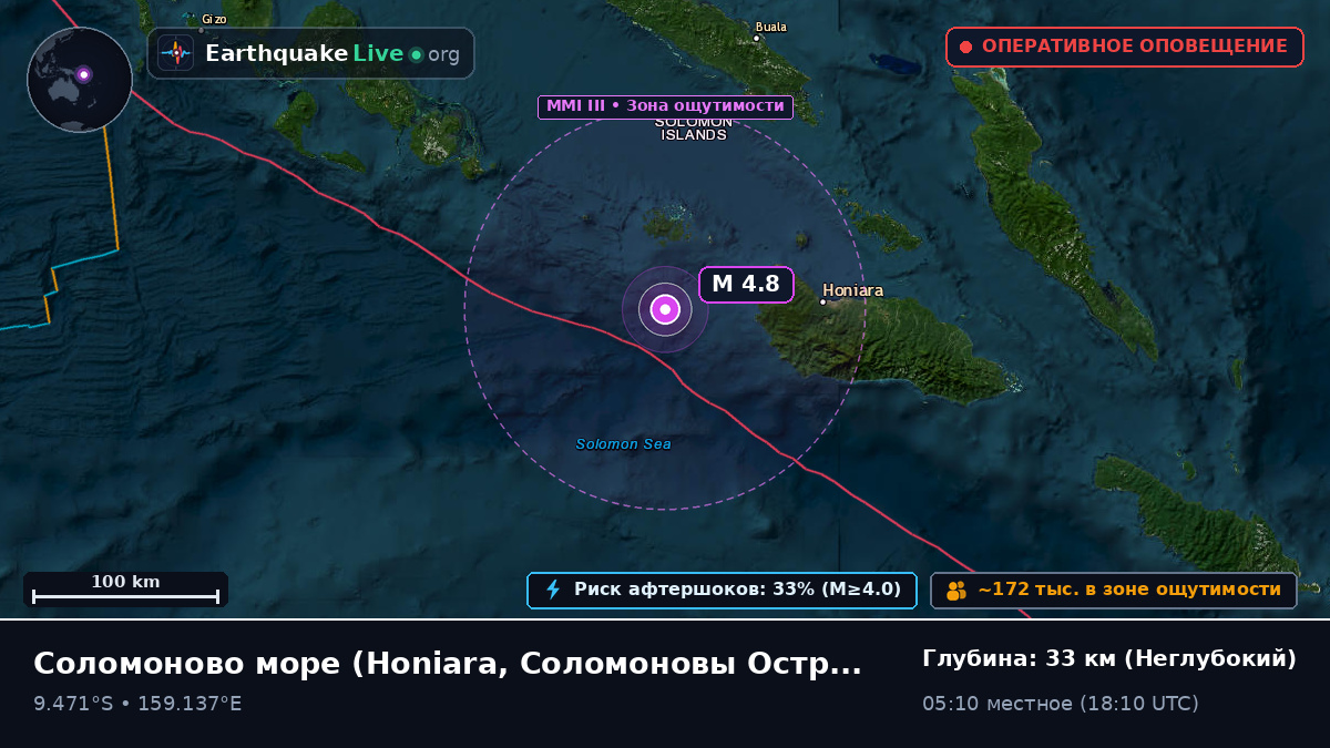 Соломоново море (Соломоновы Острова)