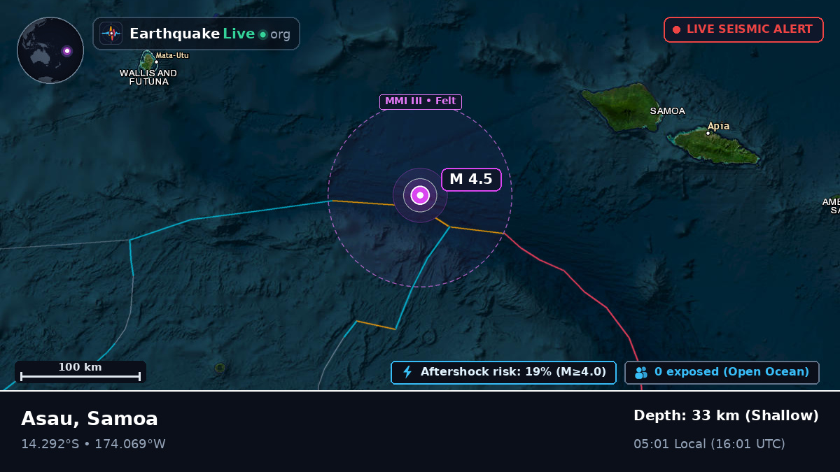 South Pacific Ocean (Samoa)