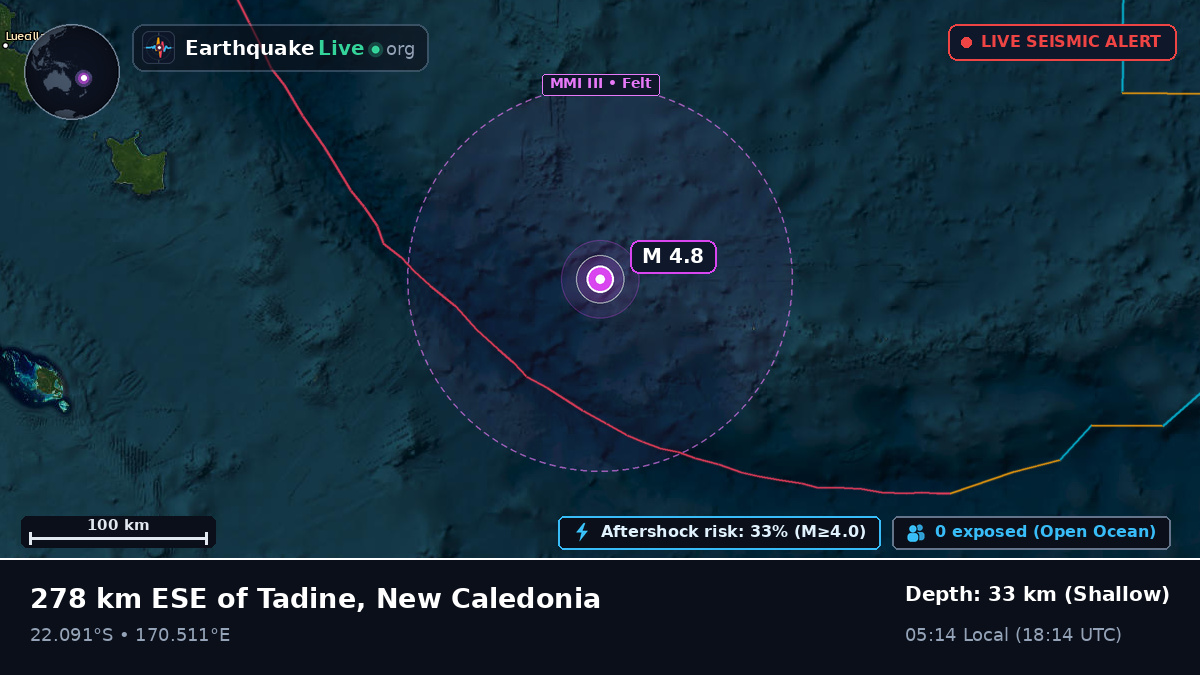 South Pacific Ocean (New Caledonia)