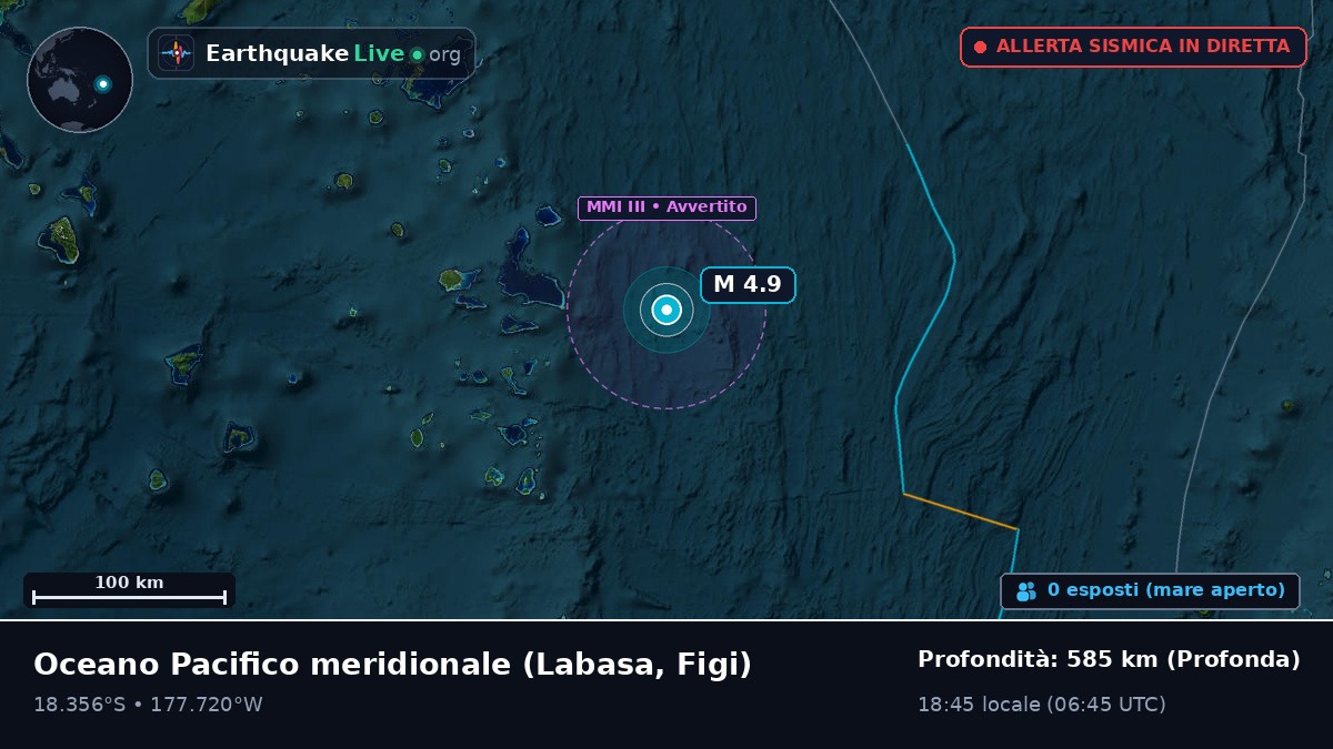 Oceano Pacifico meridionale (Figi)