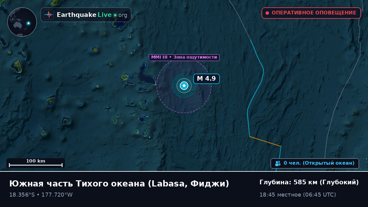 Южная часть Тихого океана (Фиджи)