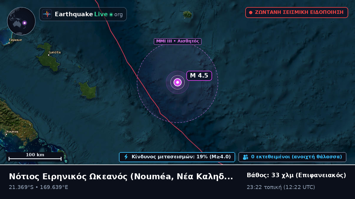 Νότιος Ειρηνικός Ωκεανός (Νέα Καληδονία)