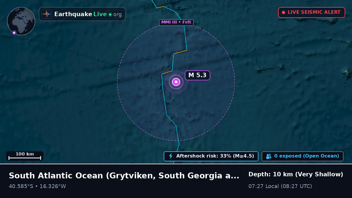South Atlantic Ocean (South Georgia and the Islands)