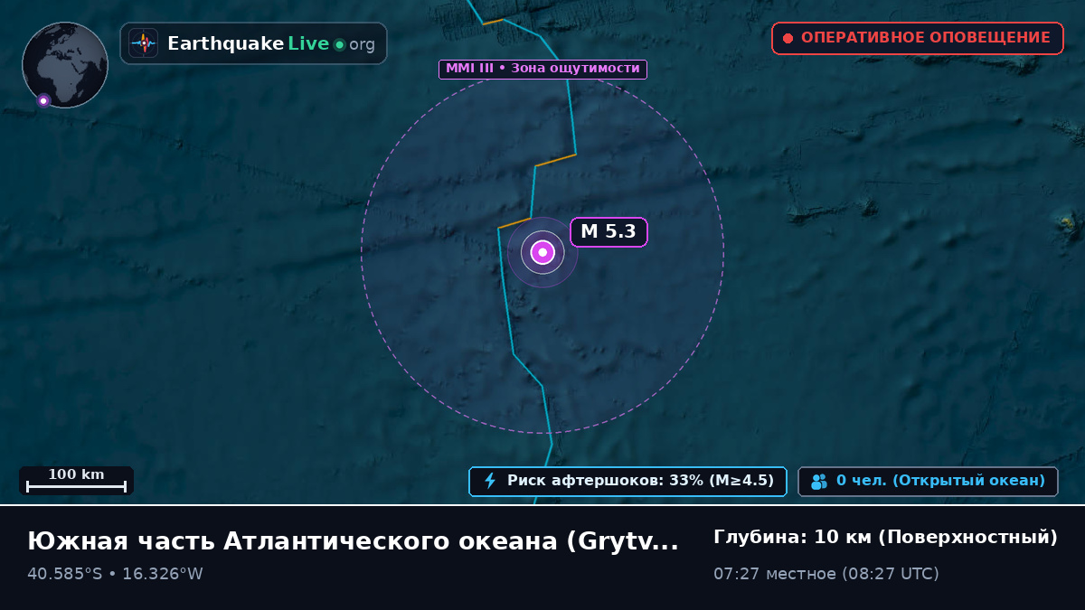Южная часть Атлантического океана (South Georgia and the Islands)