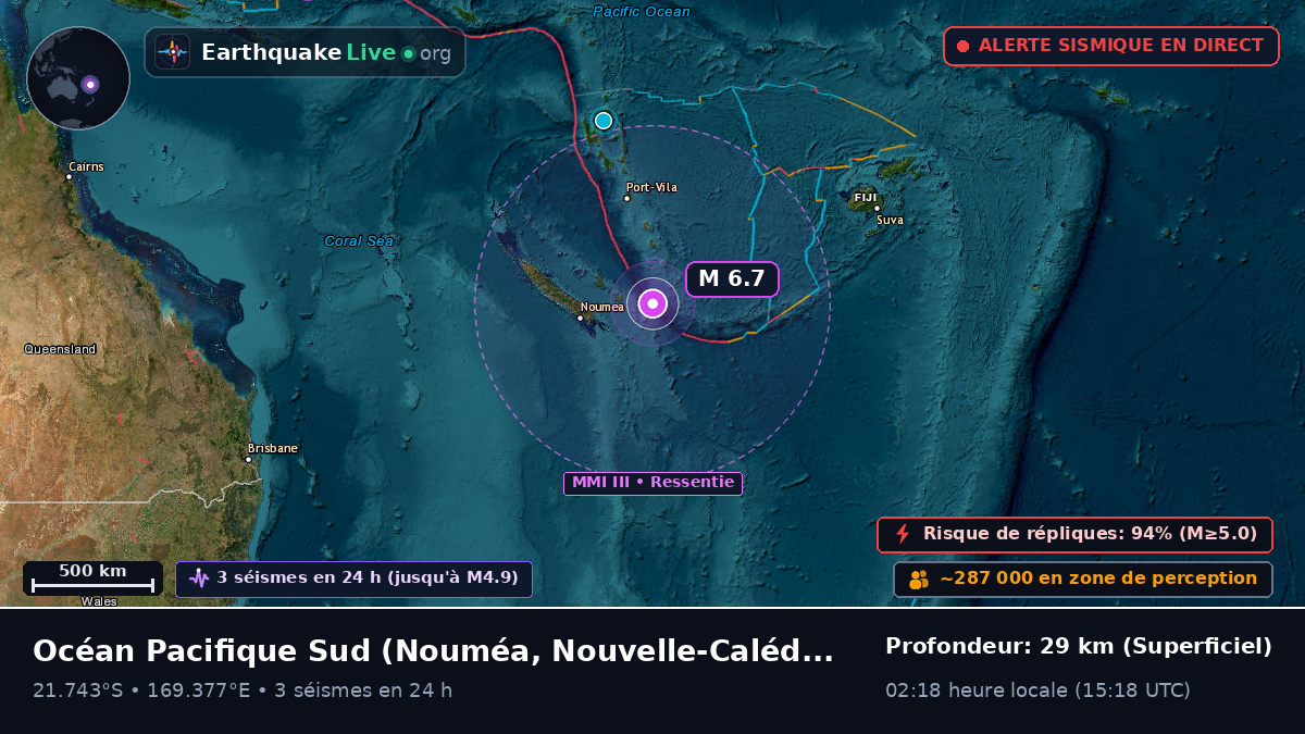 Océan Pacifique Sud (Nouvelle-Calédonie)