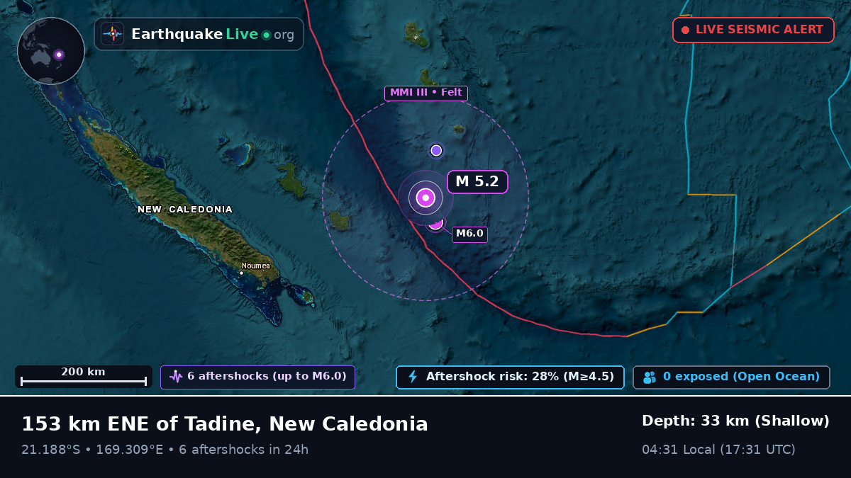 South Pacific Ocean (New Caledonia)