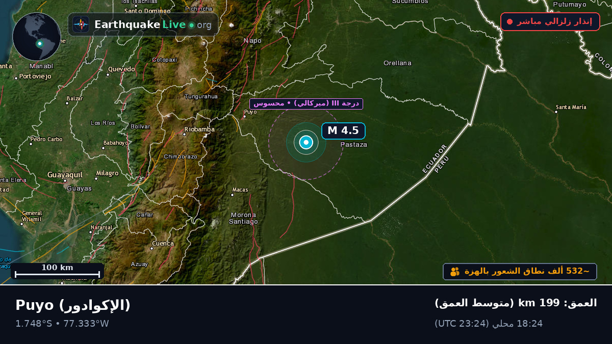 Pastaza, الإكوادور