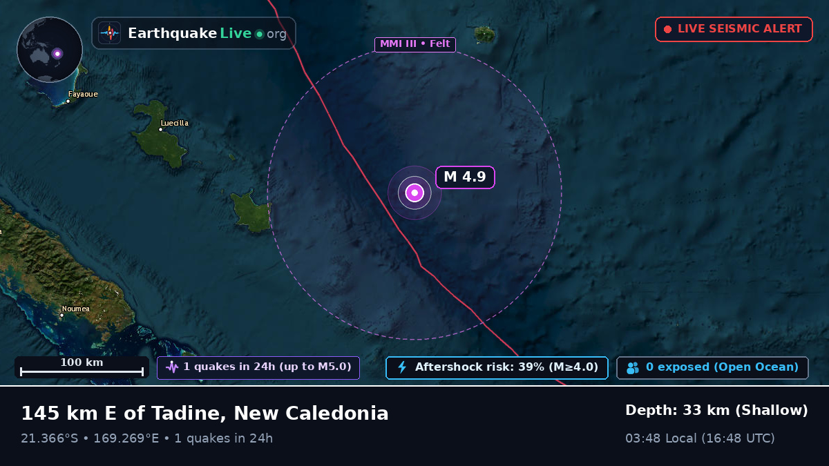 South Pacific Ocean (New Caledonia)
