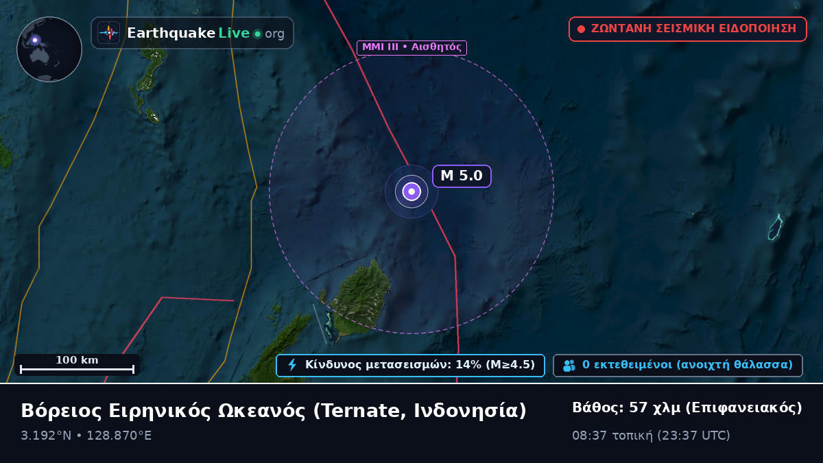 Βόρειος Ειρηνικός Ωκεανός (Ινδονησία)