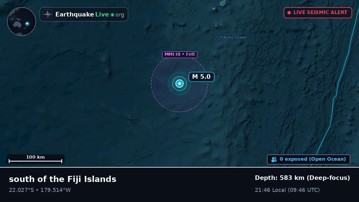 South Pacific Ocean (Tonga)