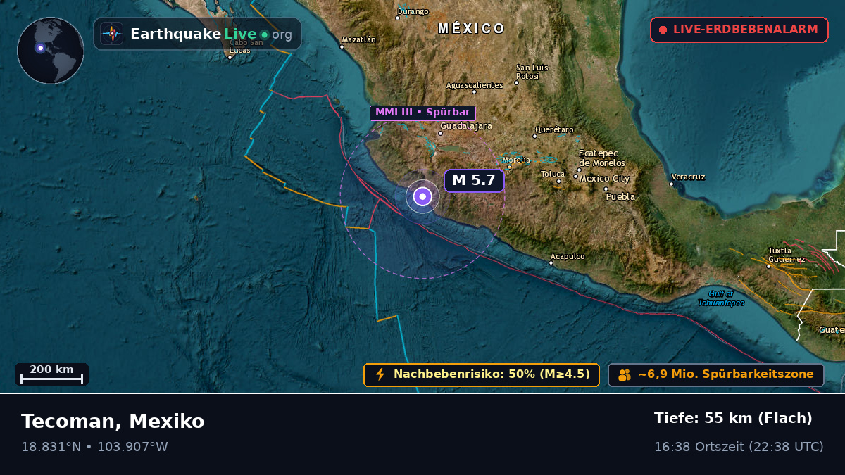 Tecoman, Colima, Mexiko