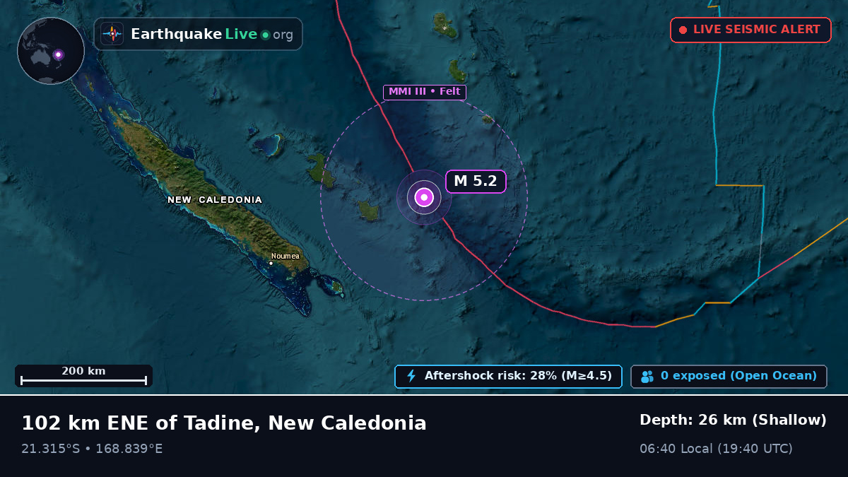 South Pacific Ocean (New Caledonia)