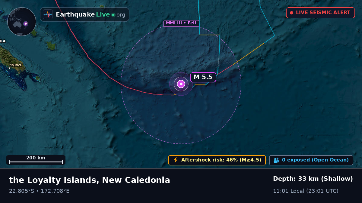 South Pacific Ocean (New Caledonia)