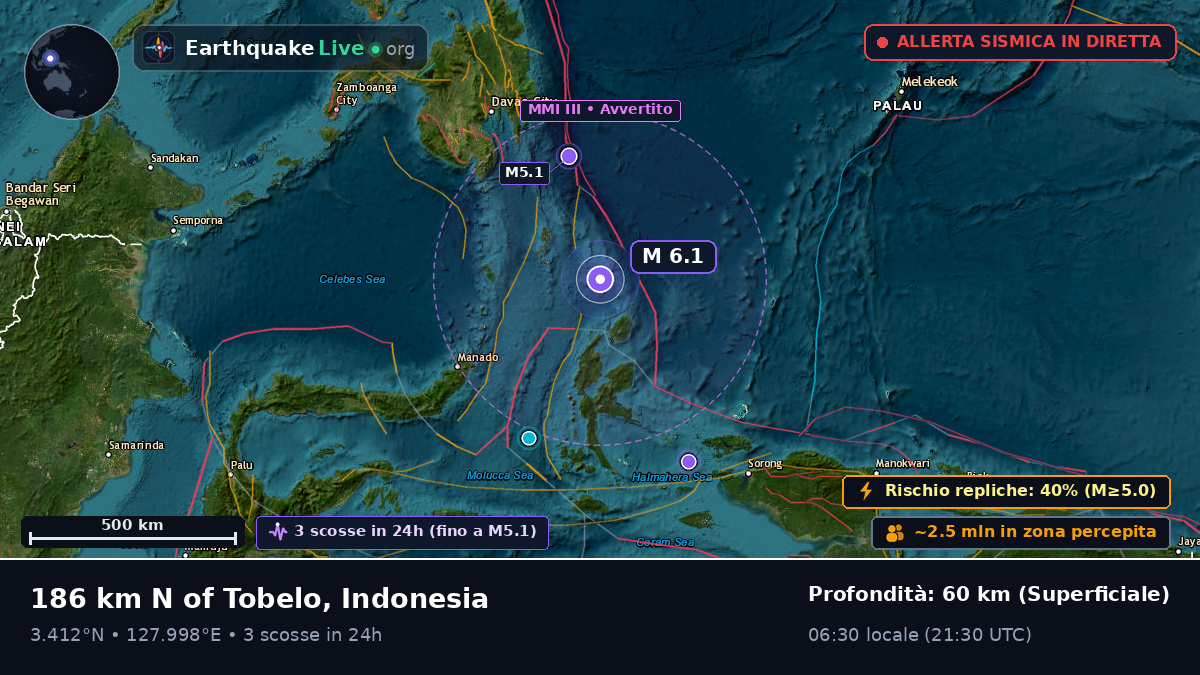Oceano Pacifico settentrionale (Indonesia)