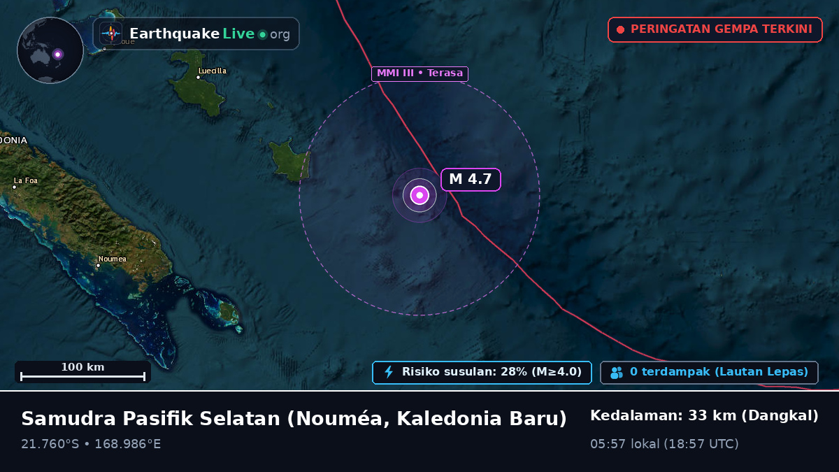 Samudra Pasifik Selatan (Kaledonia Baru)