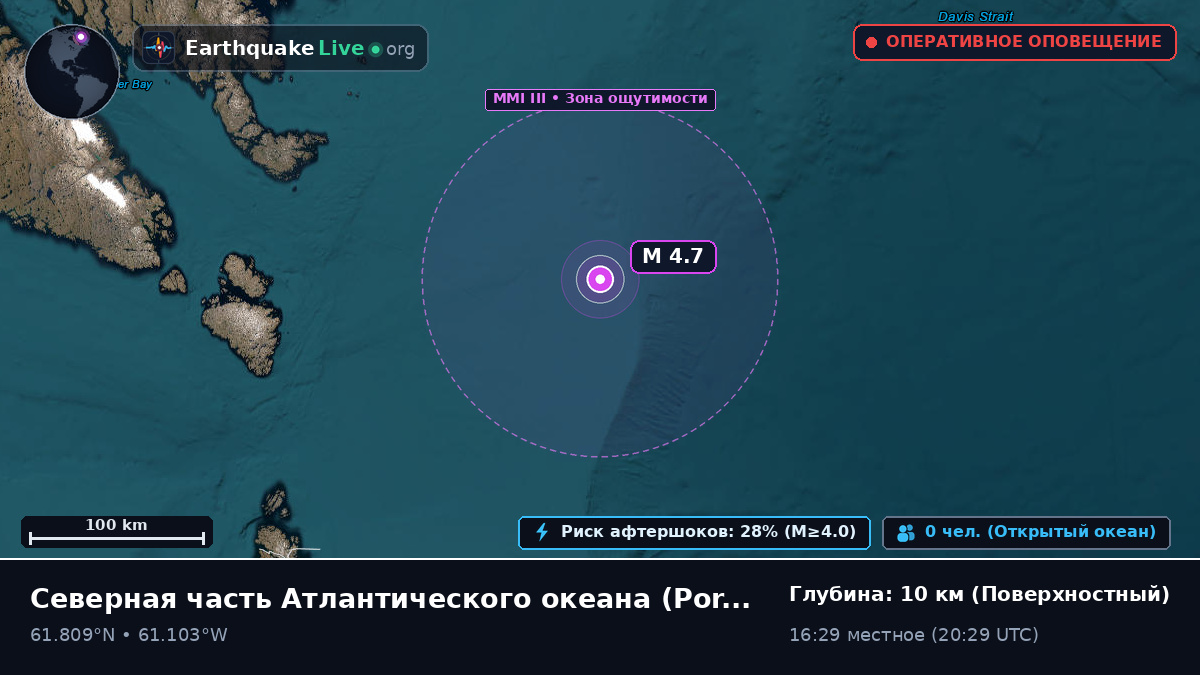 Северная часть Атлантического океана (Канада)