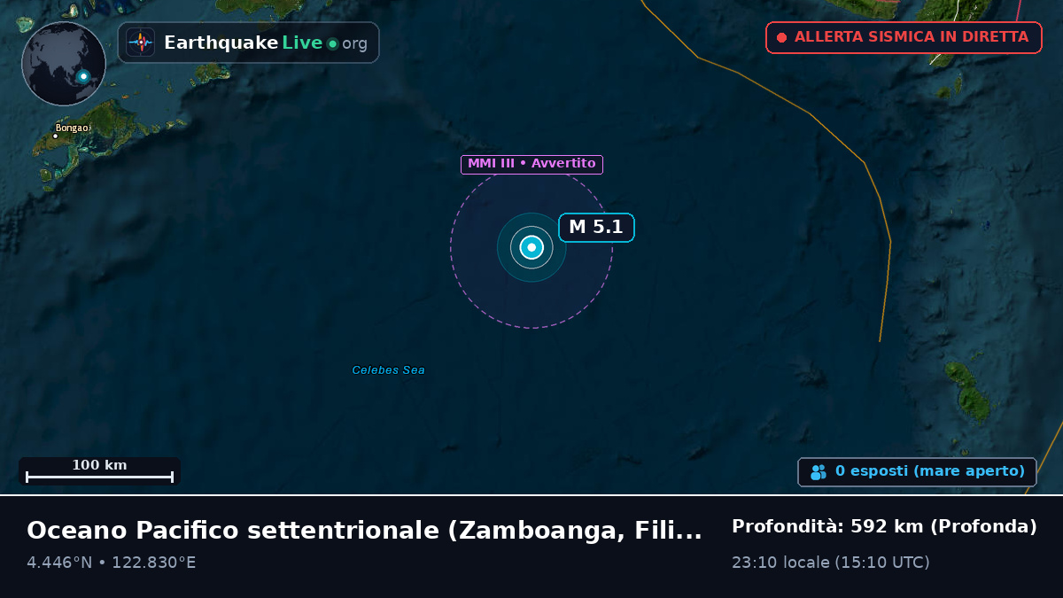 Oceano Pacifico settentrionale (Filippine)