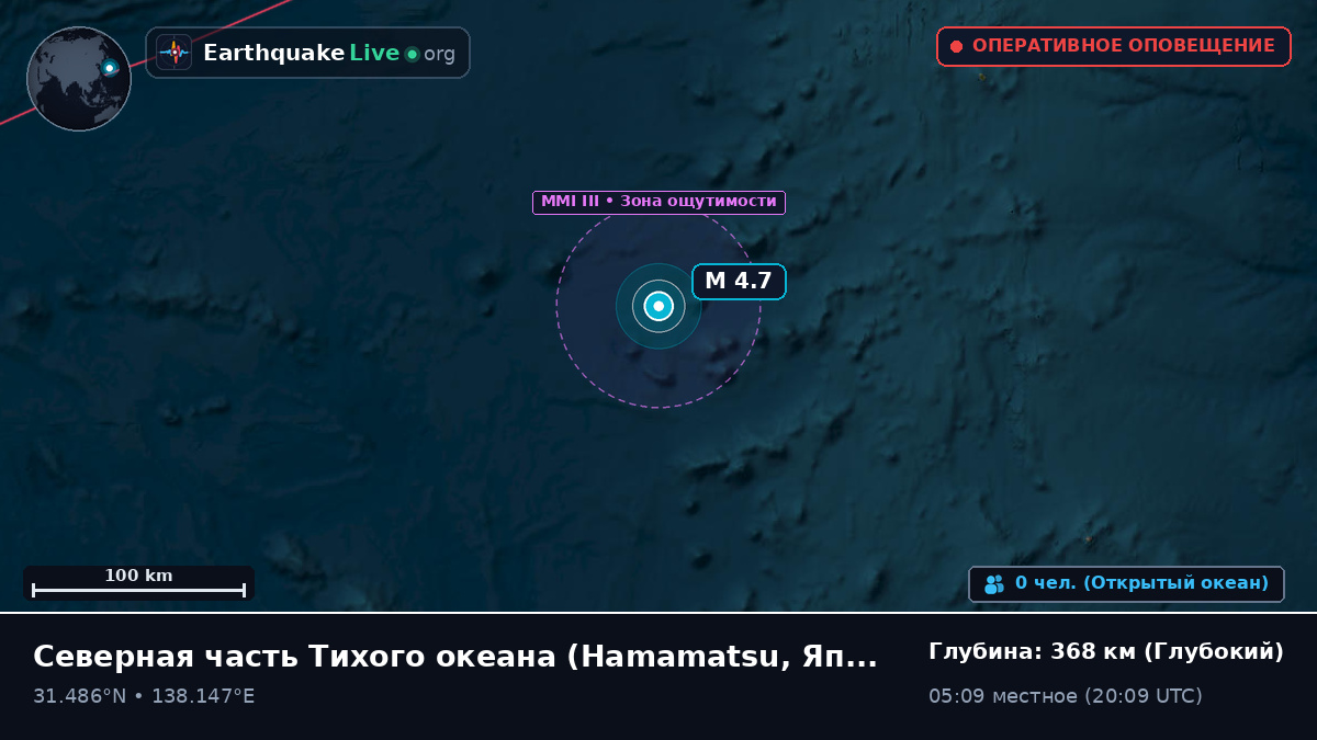 Северная часть Тихого океана (Япония)