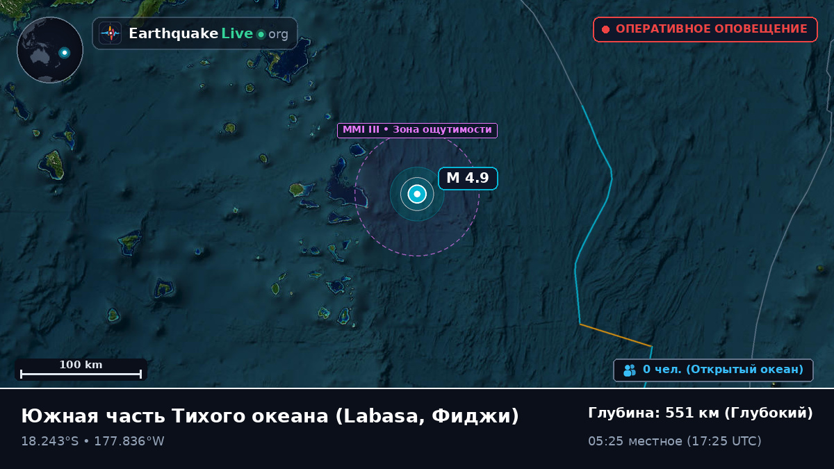 Южная часть Тихого океана (Фиджи)