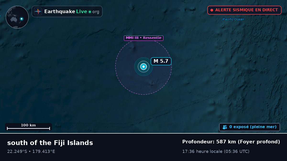 Océan Pacifique Sud (Fidji)