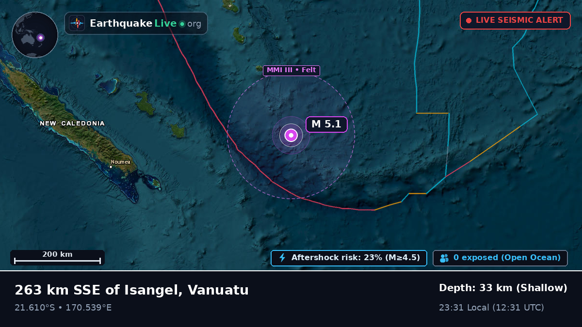 South Pacific Ocean (New Caledonia)