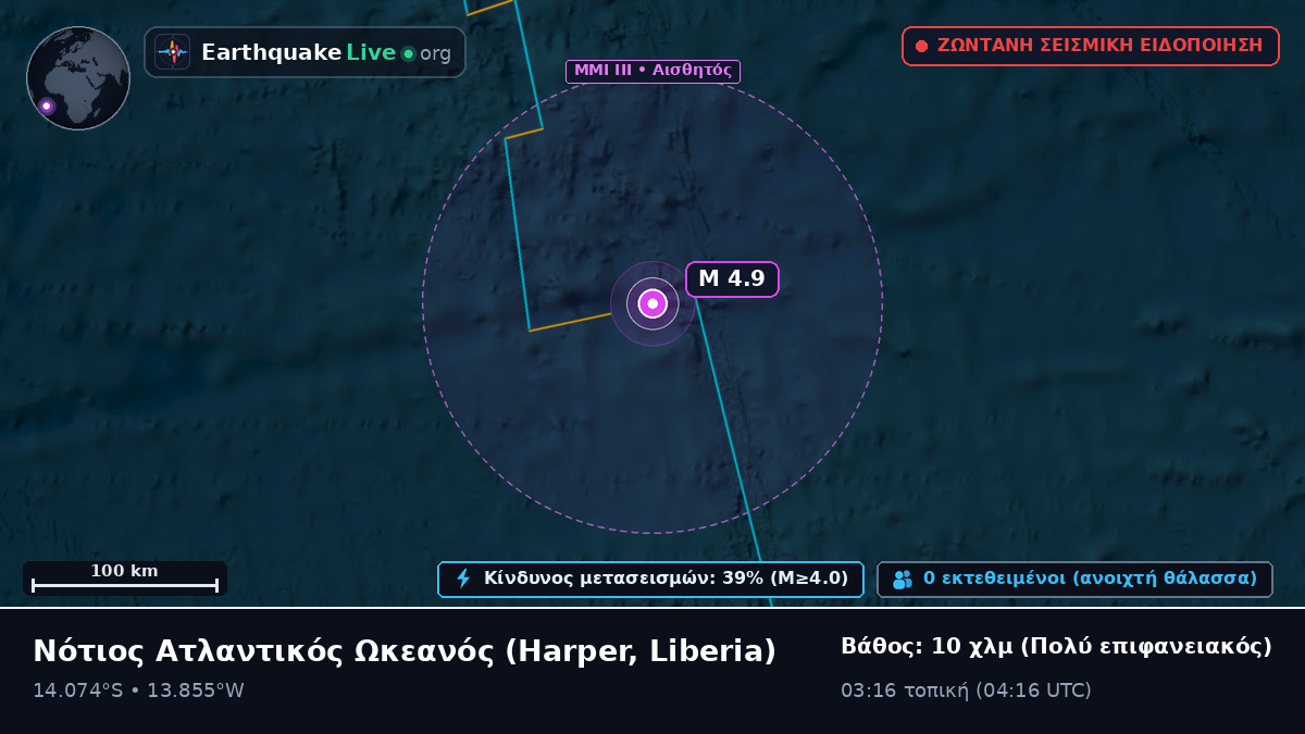 Νότιος Ατλαντικός Ωκεανός (Liberia)
