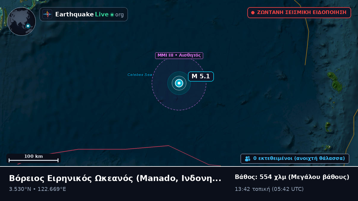 Βόρειος Ειρηνικός Ωκεανός (Ινδονησία)