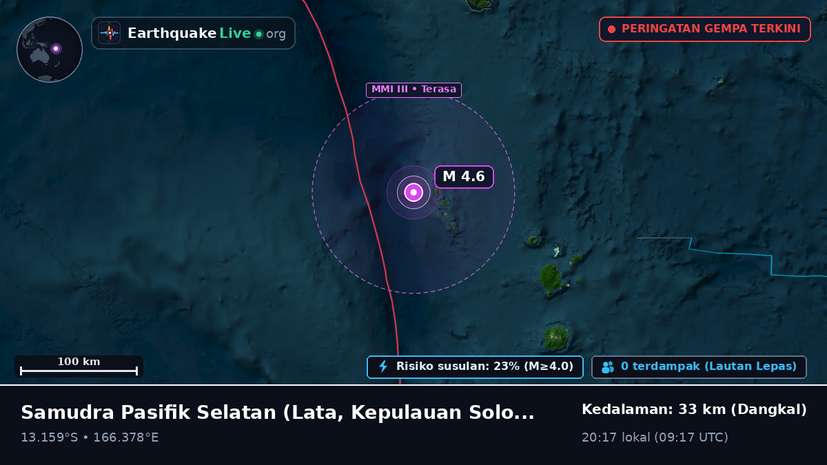 Samudra Pasifik Selatan (Kepulauan Solomon)