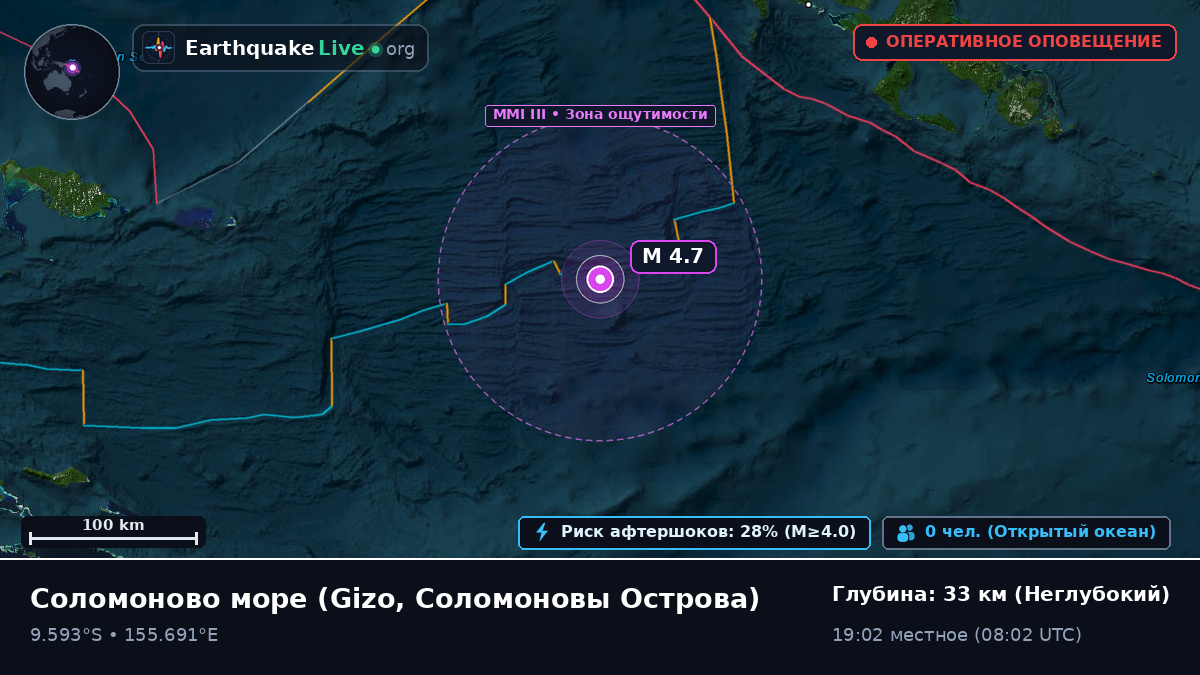 Соломоново море (Соломоновы Острова)