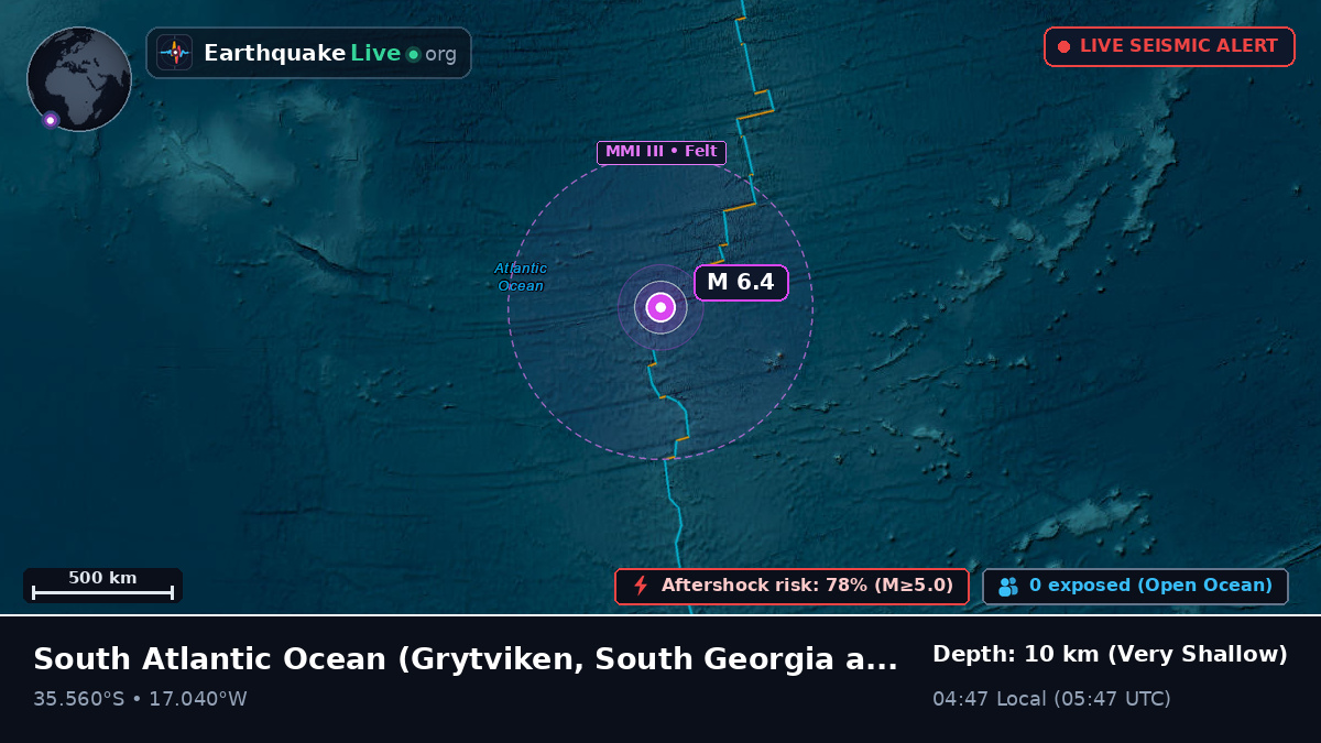 South Atlantic Ocean (South Georgia and the Islands)