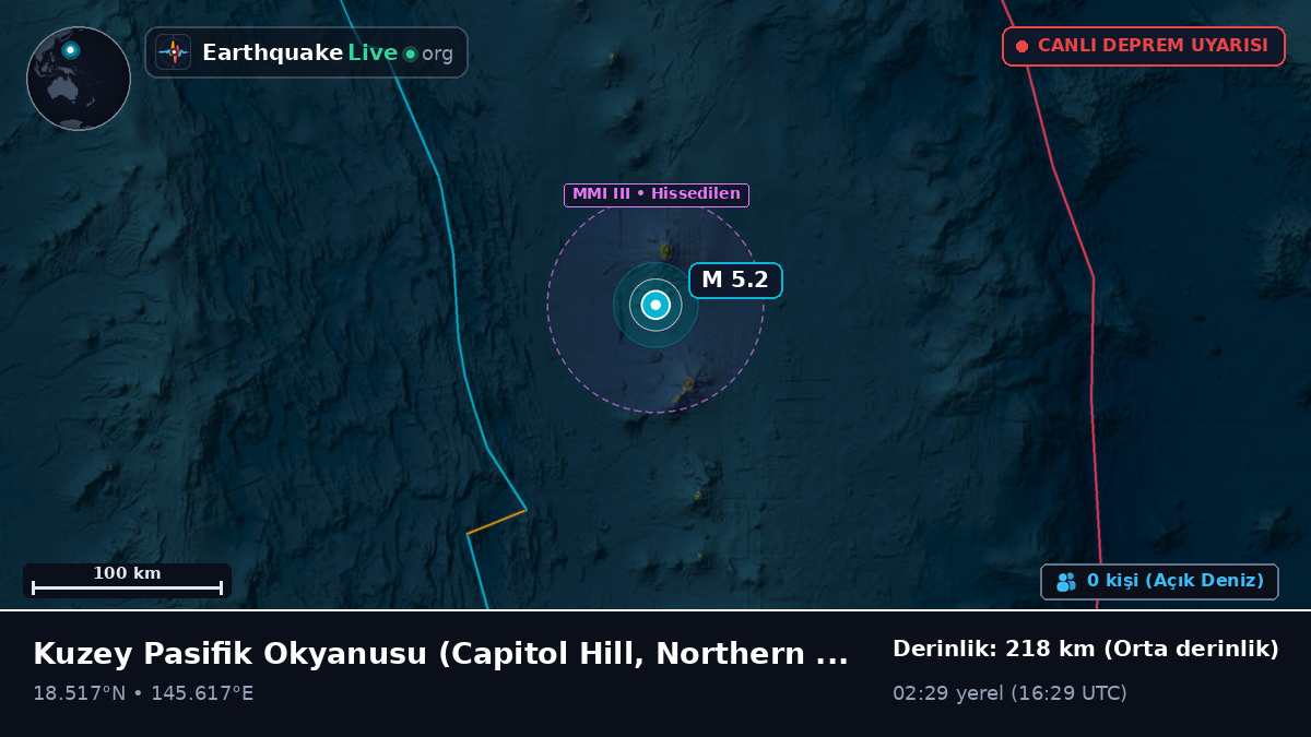 Kuzey Pasifik Okyanusu (Northern Mariana Islands)