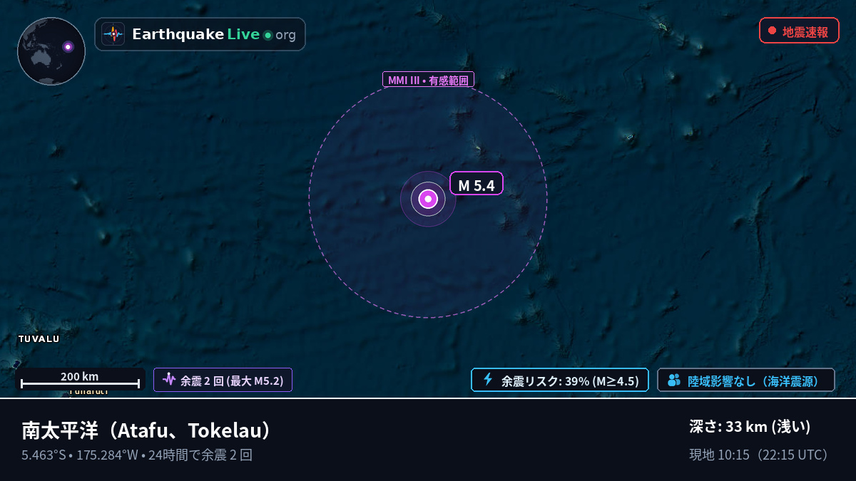南太平洋 (Tokelau)
