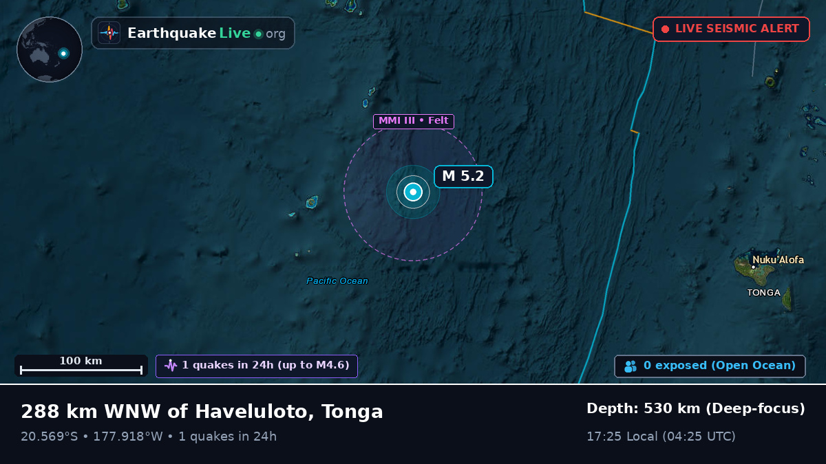 South Pacific Ocean (Tonga)