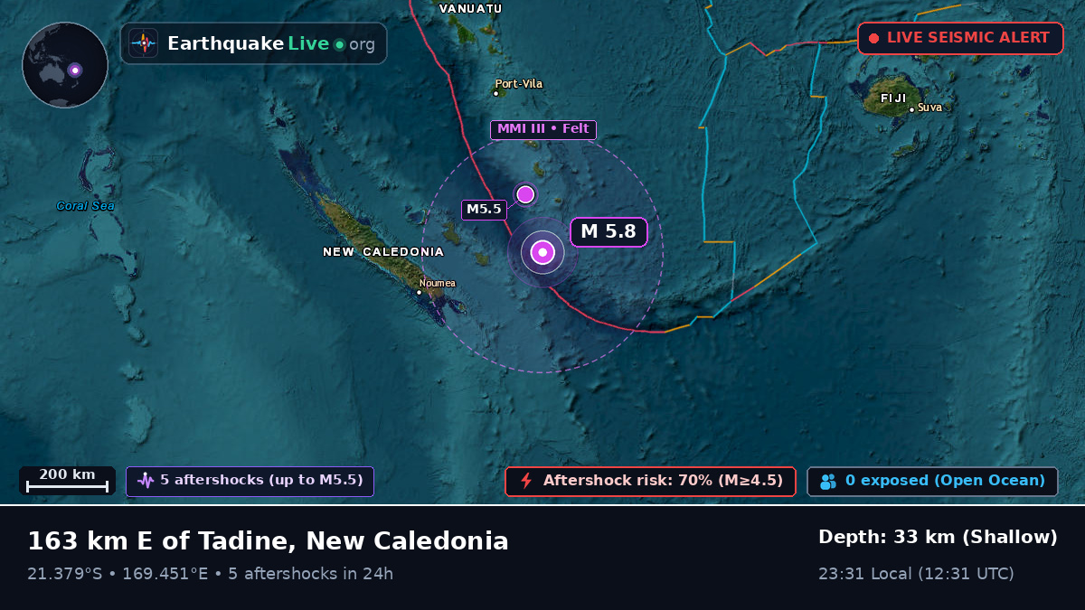 South Pacific Ocean (New Caledonia)