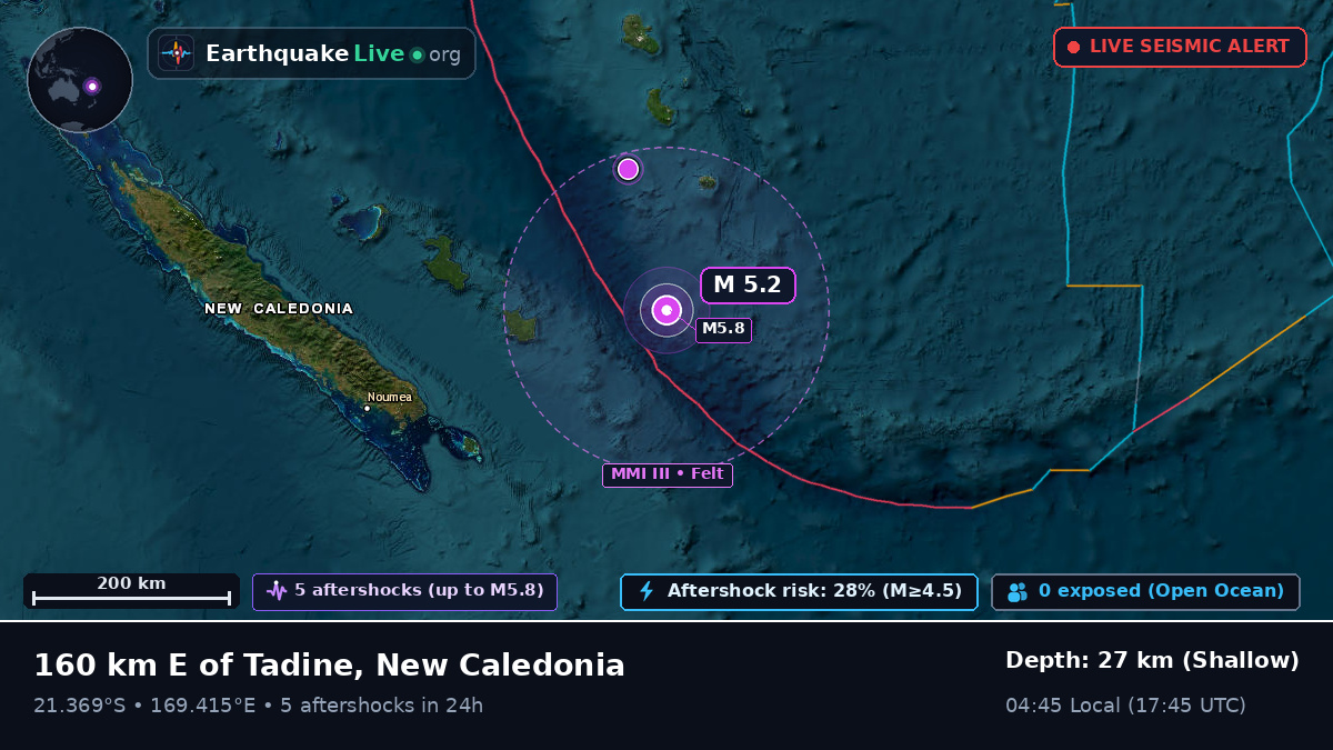 South Pacific Ocean (New Caledonia)