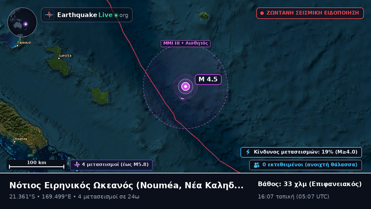 Νότιος Ειρηνικός Ωκεανός (Νέα Καληδονία)