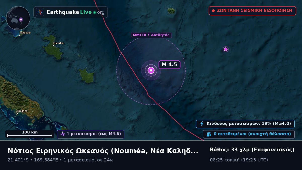Νότιος Ειρηνικός Ωκεανός (Νέα Καληδονία)