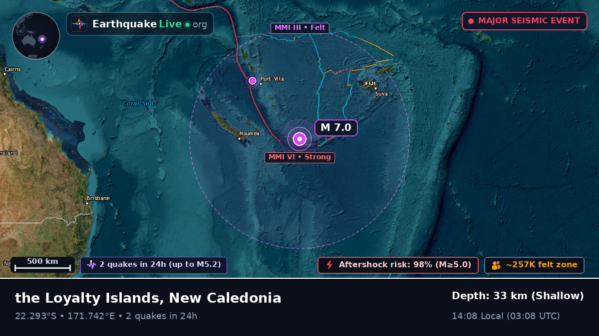 South Pacific Ocean (New Caledonia)