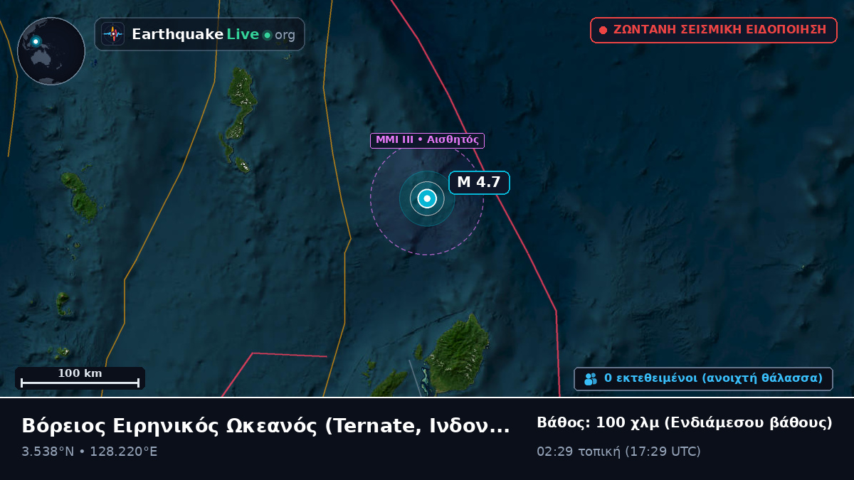 Βόρειος Ειρηνικός Ωκεανός (Ινδονησία)